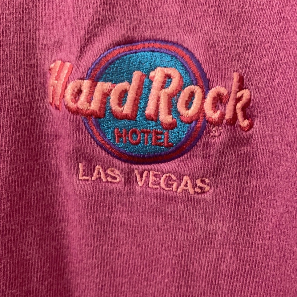 VINTAGE Hard Rock Hotel Purple TShirt Size L
